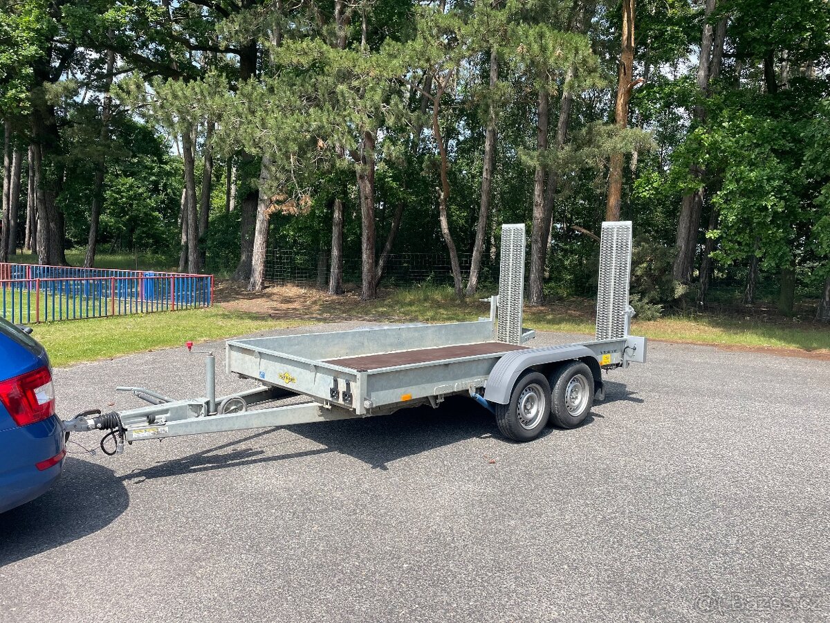 Bržděný přívěs HUMBAUR, 3500 kg, 185x375, rok 2022, nová stk