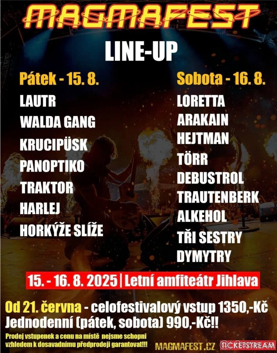 Festival Magmafest Jihlava 2025