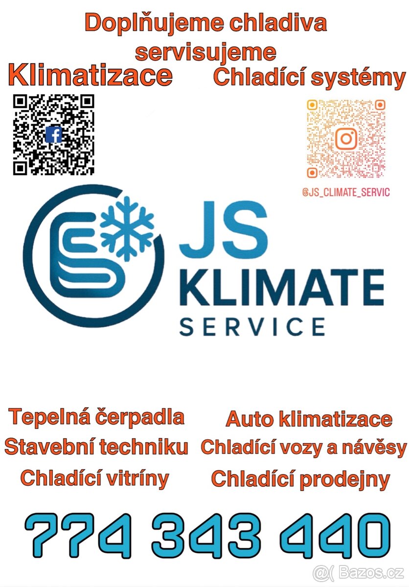 Servis klimatizací a chladicí techniky