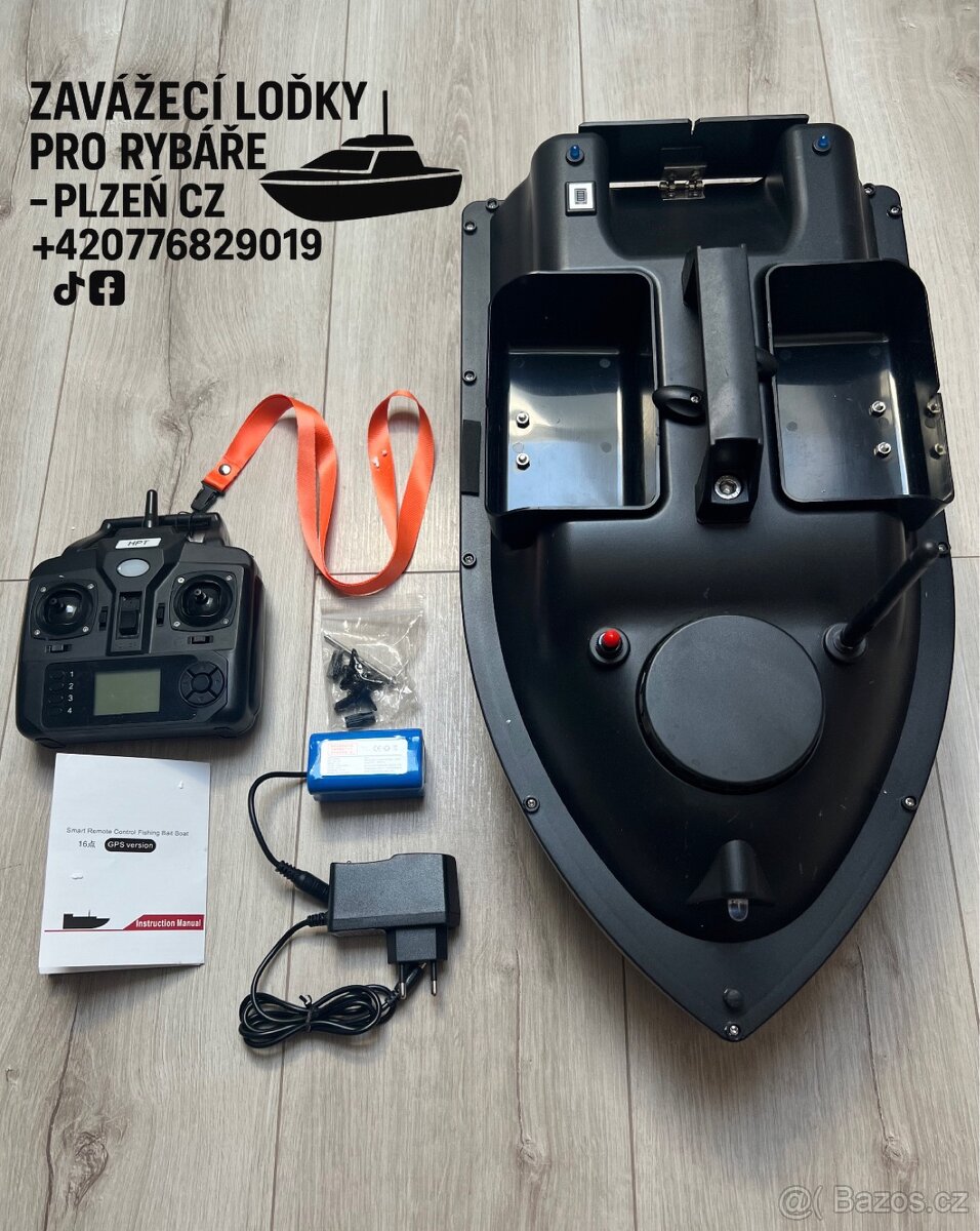 Zavážecí loďka – 3 komorová s GPS