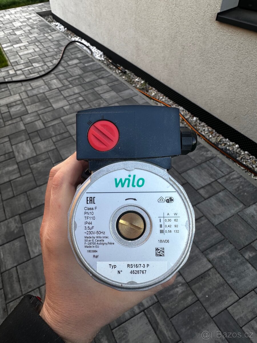 Oběhové čerpadlo WILO RS 15/7-3 P
