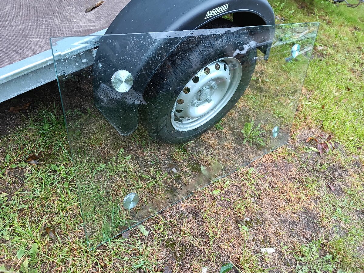 Kalené sklo na stůl 110x60 cm