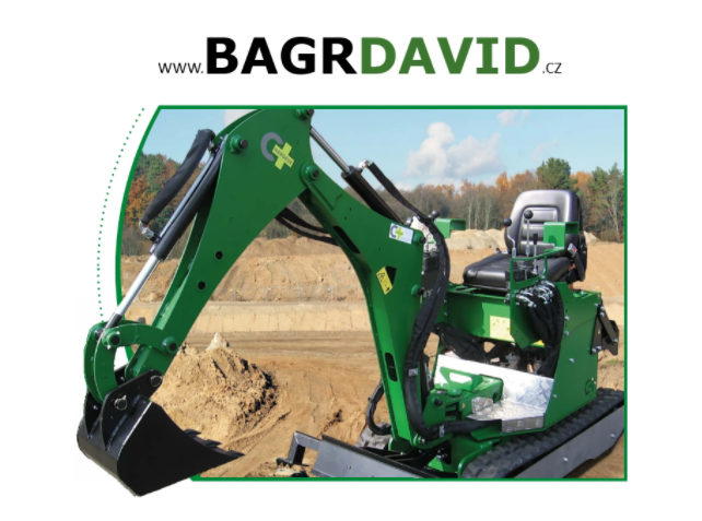 PRONÁJEM MINI BAGRU a DUMPERU (možno s obsluhou)