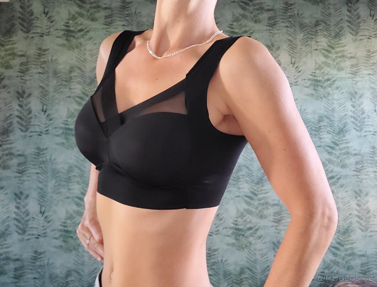 Nová dámská push up sportovní bralet podprsenka 75 B