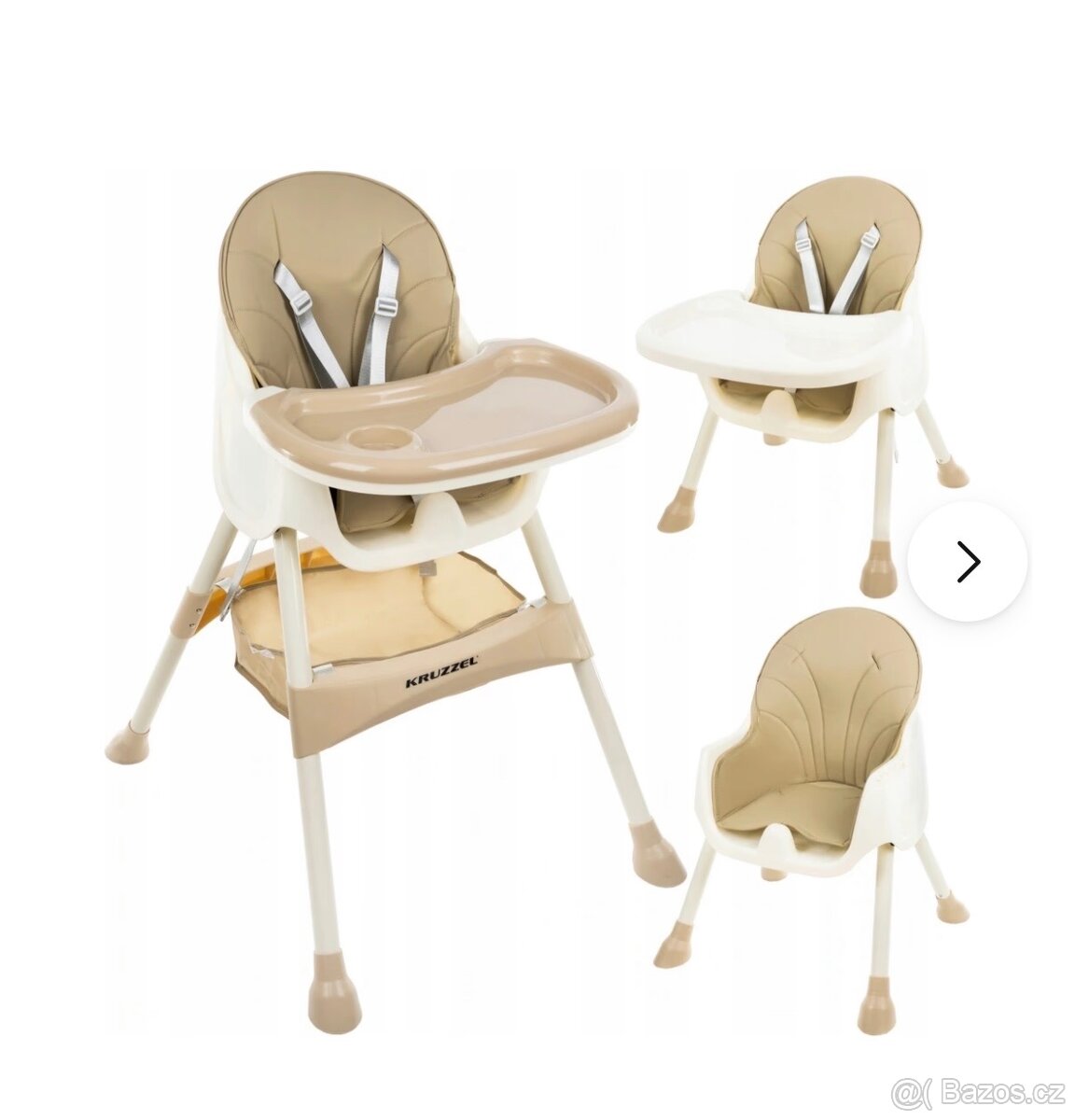 Jídelní židlička 3v1