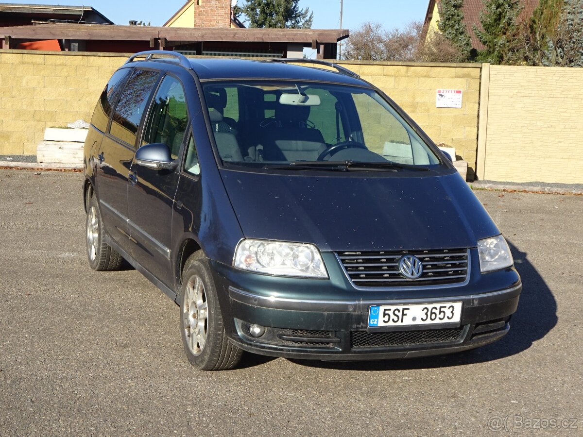 VW Sharan 1.9 TDI r.v.2005 (96 kw) 7 míst stk:7/2026