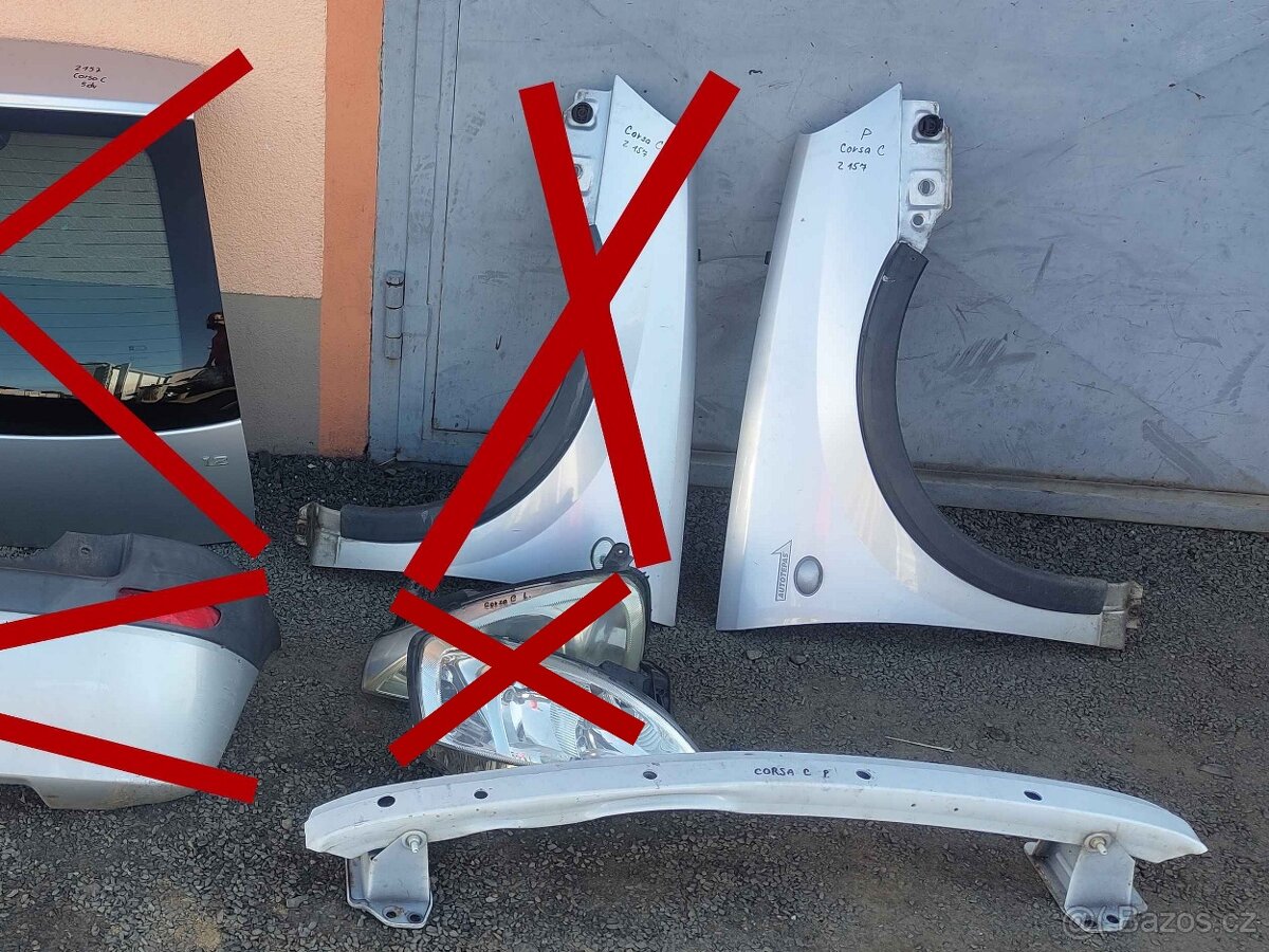 Pravý blatník, výztuha Corsa C - Z157