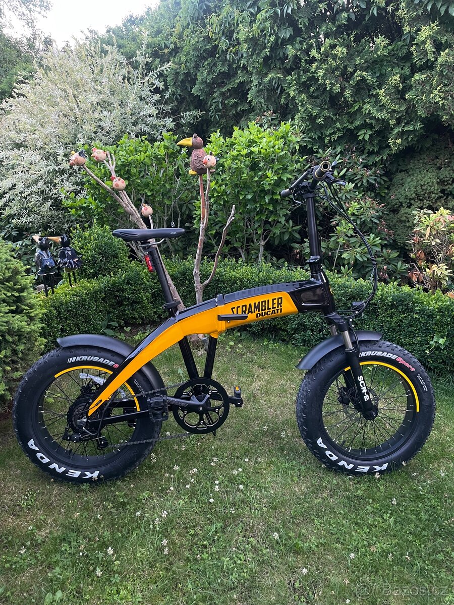 Skládací elektrokolo Ducati  scrambler