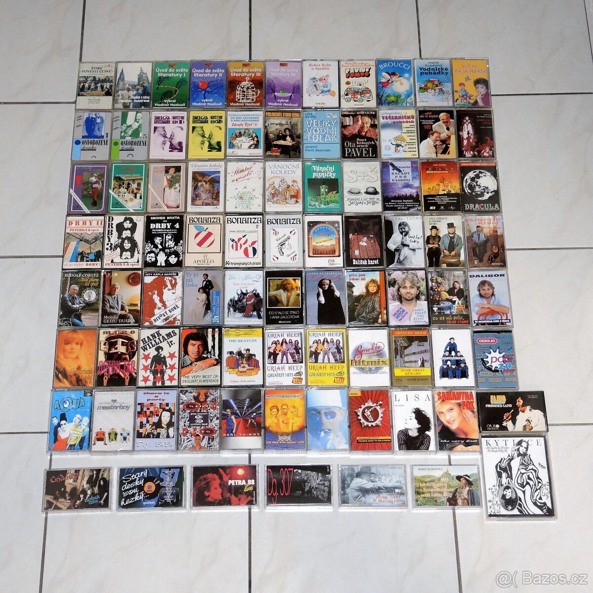 Prodám množství různých originálních audiokazet / TOP STAV /