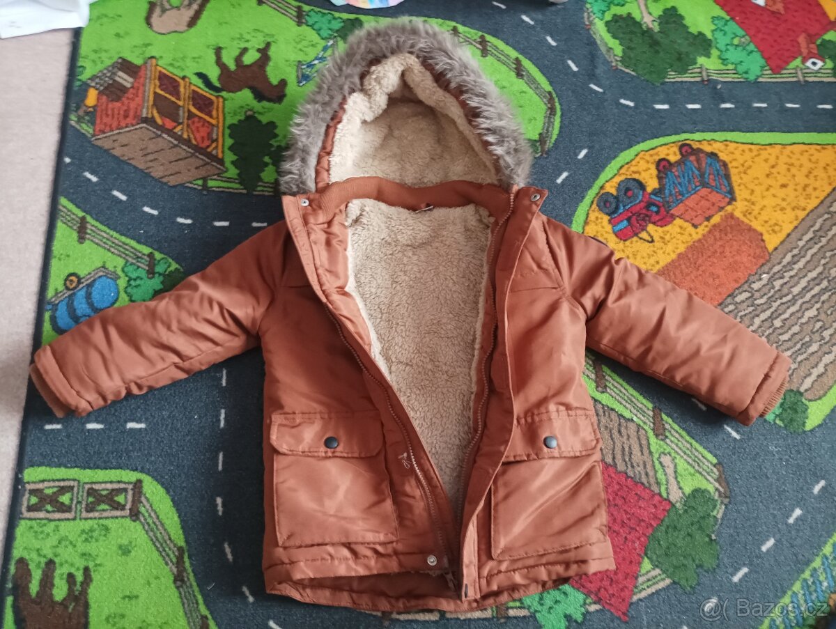 Dětská zimní bunda vel.5-6 let