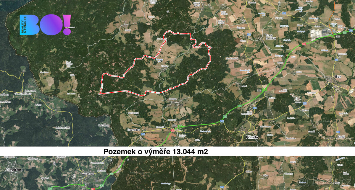Prodej zemědělské půdy, 17061 m², Žebráky, Stříbro, Svojšín 
