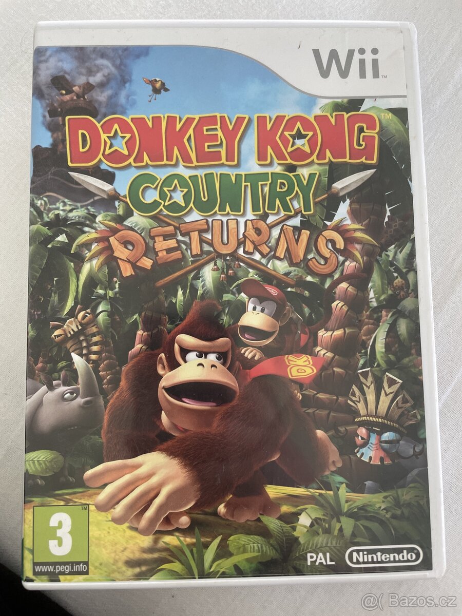 WII DONKEY KONG COUNTRY RETURNS