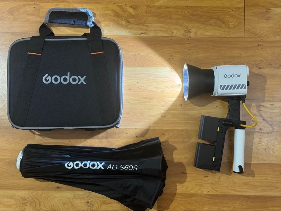 Godox ML60II + 60 cm octabox + NP-F baterie