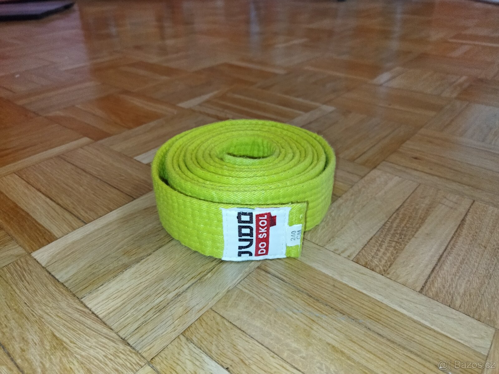 Pásek na kimono žlutý