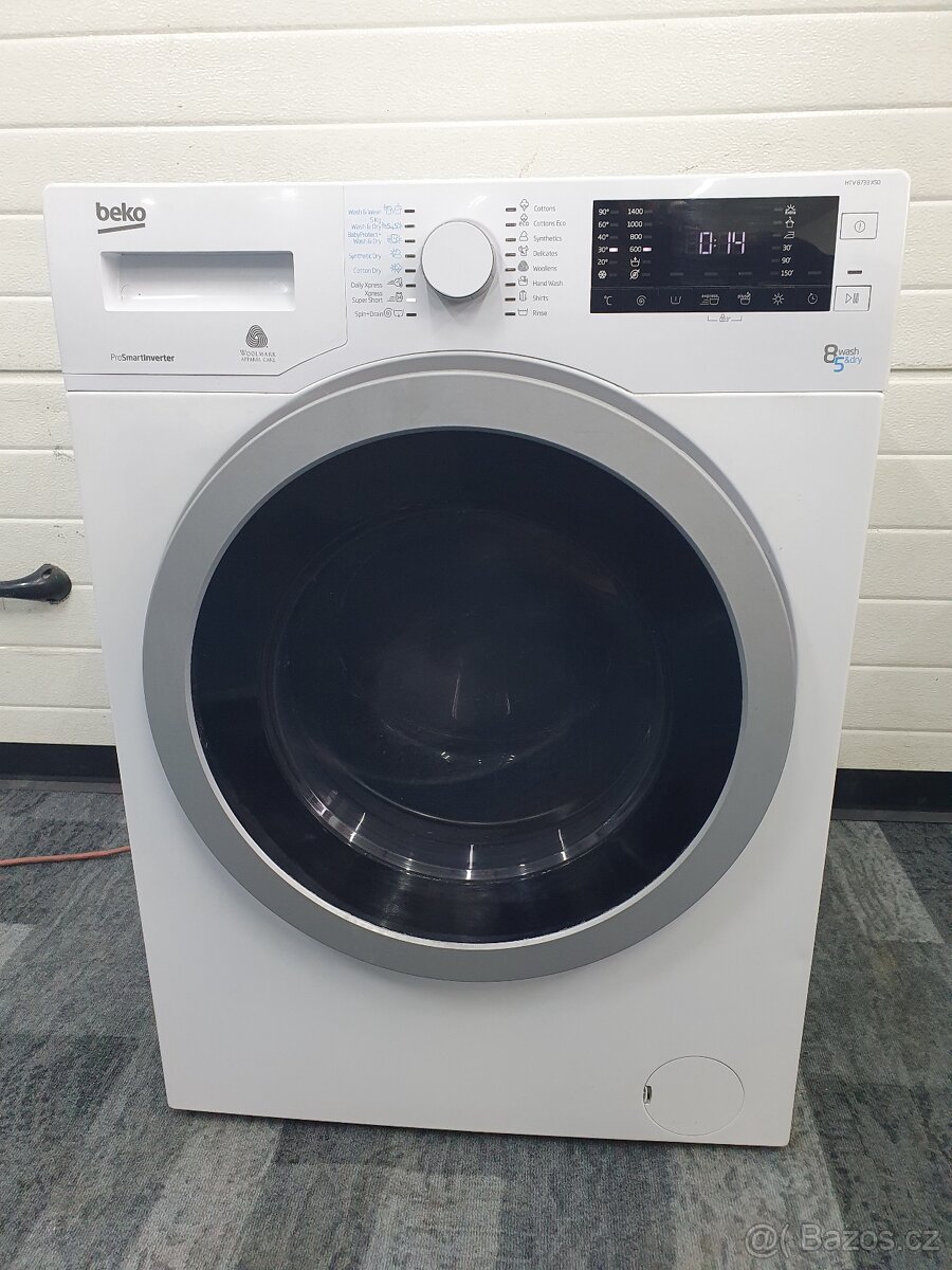 Kombinace pračka se sušičkou Beko HTV8733XS0 A+++