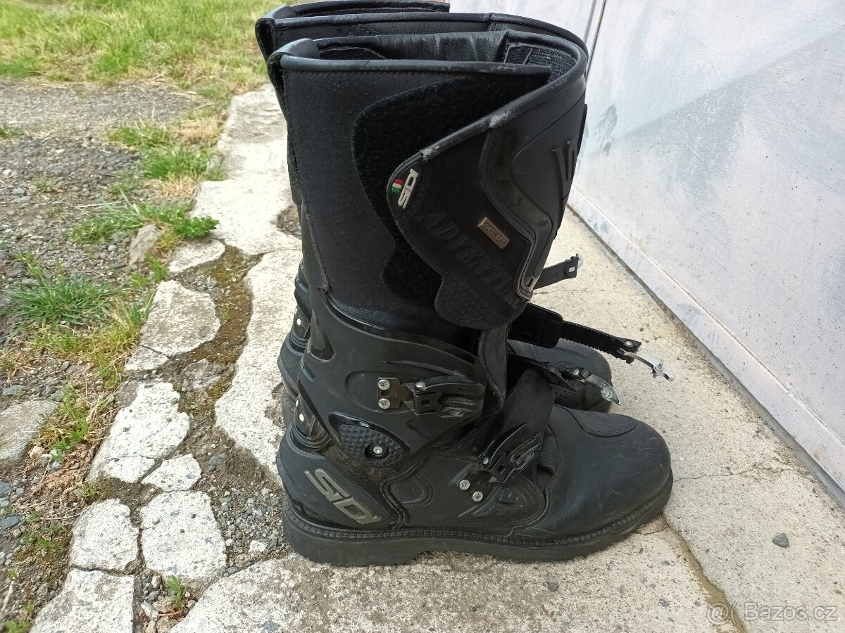 Sidi Adventure Gore 2,vel.48,ježděné,trochu odřené špičky