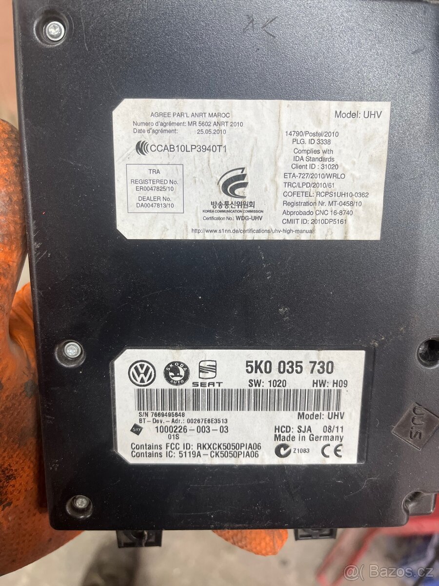 Bluetooth jednotka 5K0035730