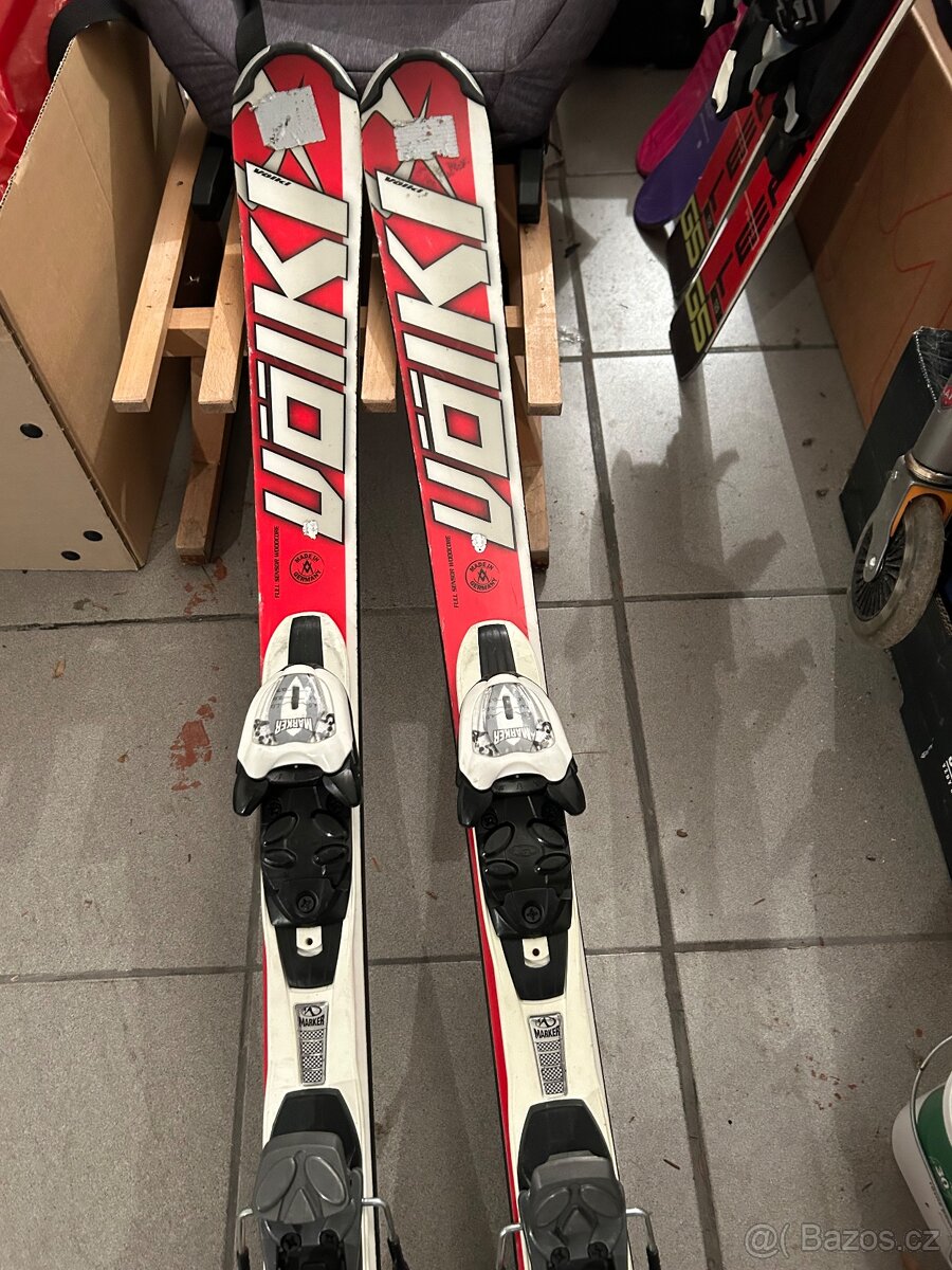 Dětské lyže Voelkl Racetiger GS 128 wood core