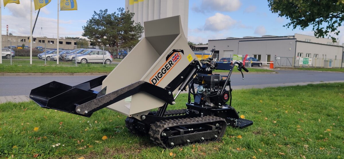 Samonakládací dumper,dumper, stavební kolečko