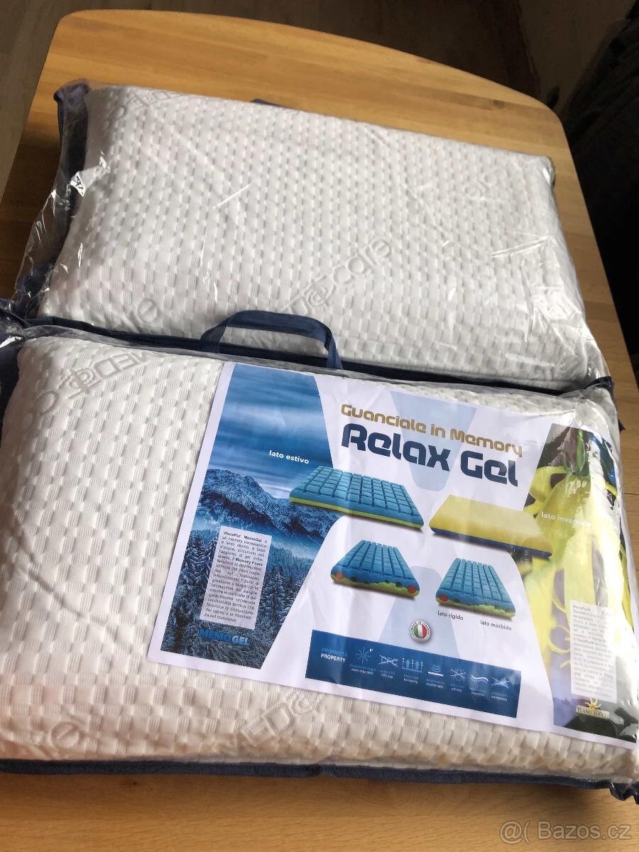 Luxusní italské polštáře Relax Gel