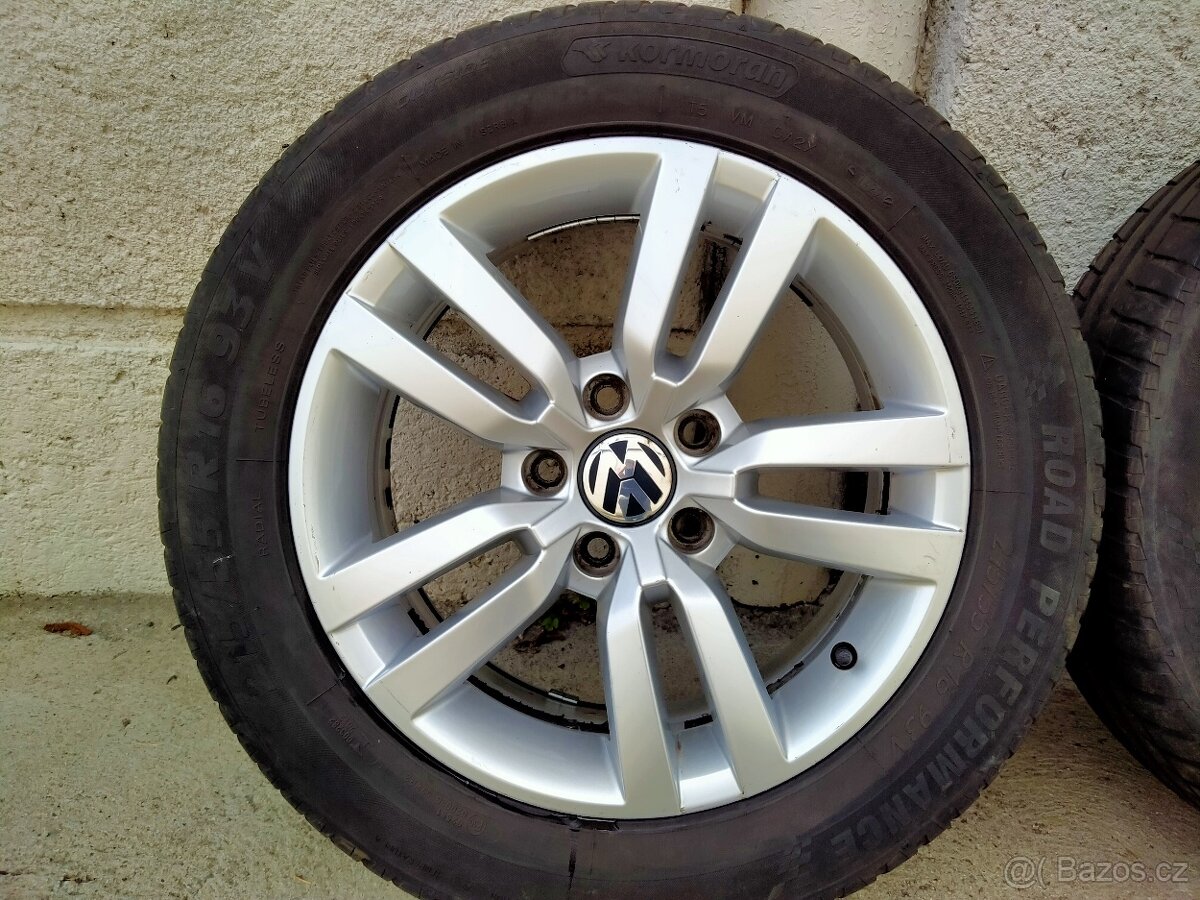 Alu kola originál Volkswagen, 6,5J x 16 H2, 5x112, ET 33