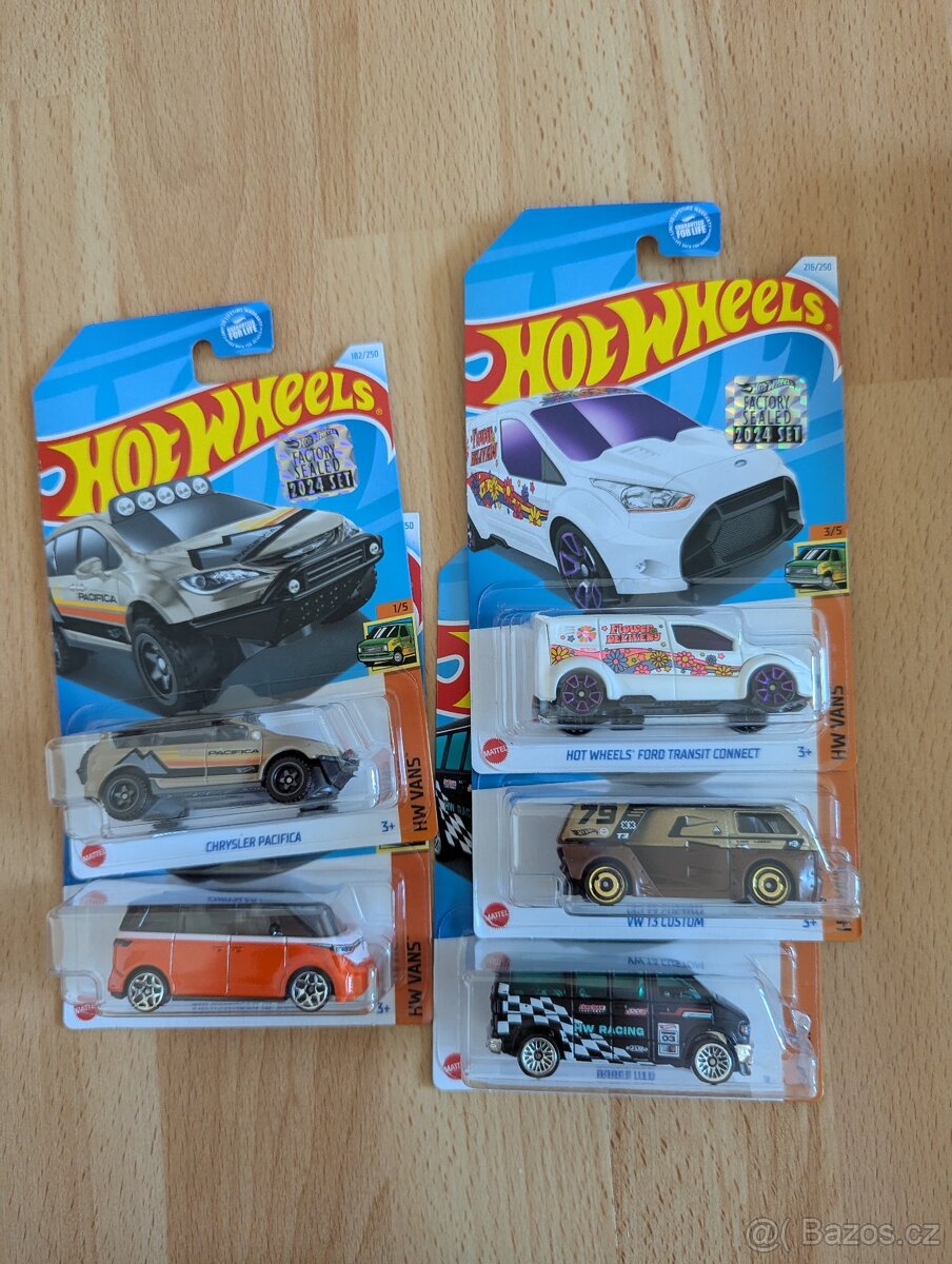 Hot Wheels Vans set 2024 TH