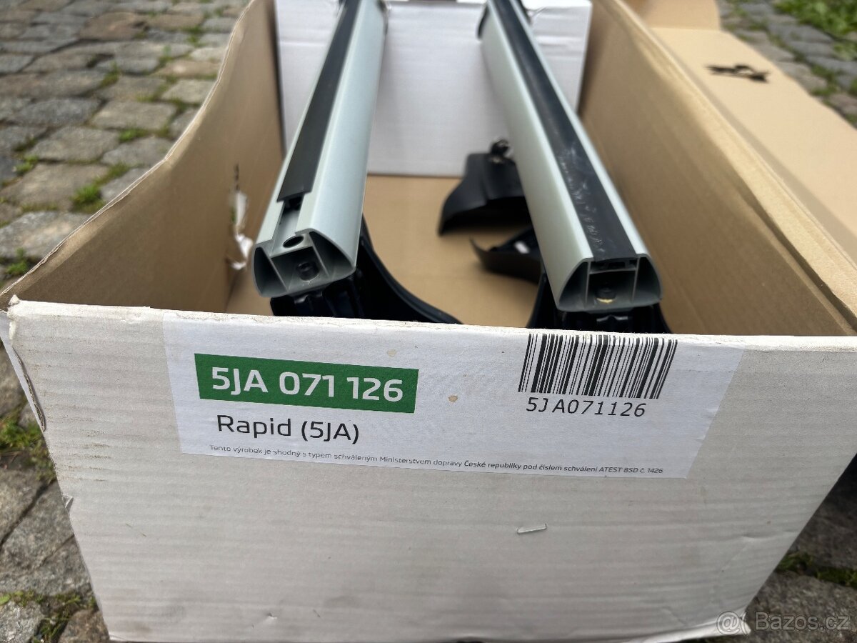Střešní nosič Škoda Rapid - příčníky 5ja071126