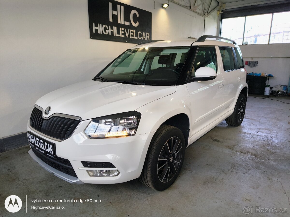 Škoda Yeti 1.4TSi 90kW plný servis Škoda/garance km