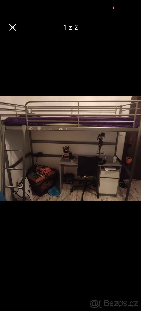 Vyvýšená postel IKEA