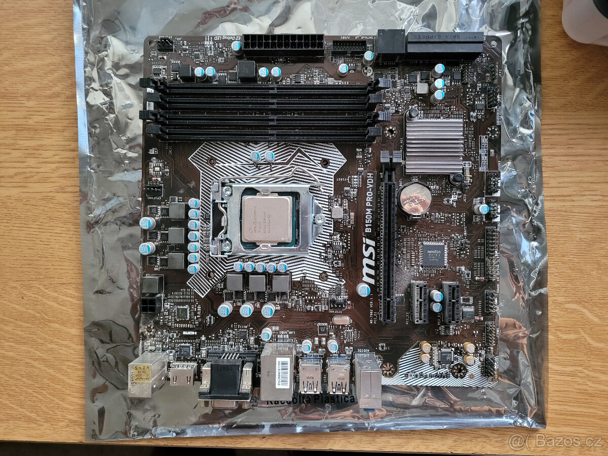 MSI B150M PRO-VDH + Intel Core i5-6500