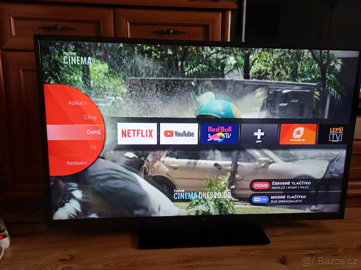 49"124cm, Smart TV JVC LT-49VF52L, Wi-Fi, DVBT2