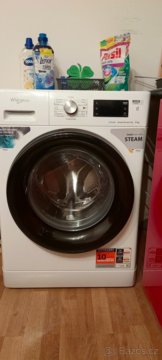 Whirlpool parní pračku