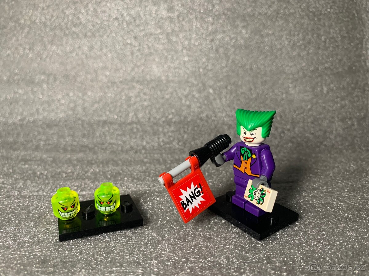 LEGO Joker minifigurka (7782 – 2006, DC Comics, vzácná)