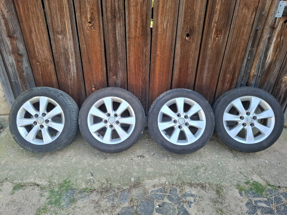 Alu disky Toyota+ AllSeas pneu 205/55 R16