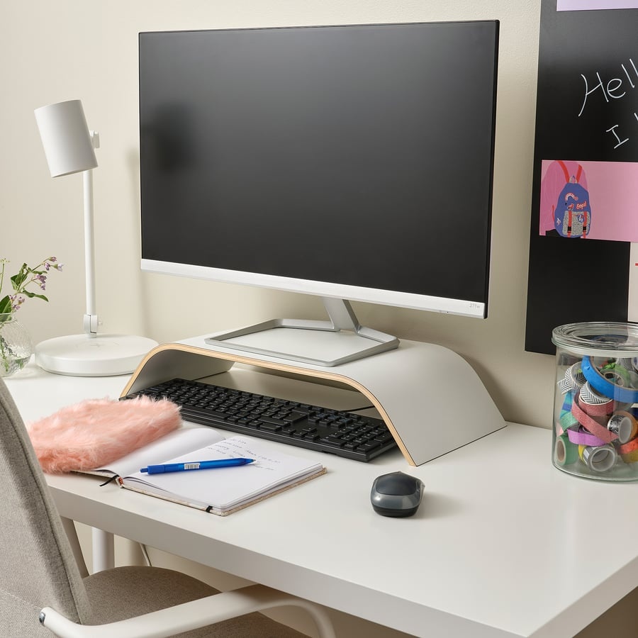 IKEA Sigfinn bílá, stojan na monitor, podstavec pod monitor