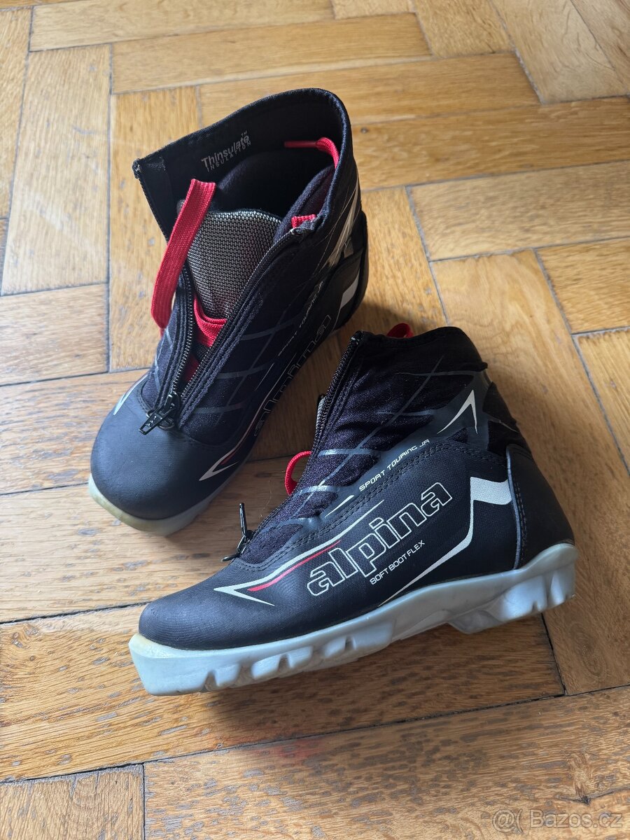 Boty na běžky Alpina vel. 34 nnn vázání Rottefella