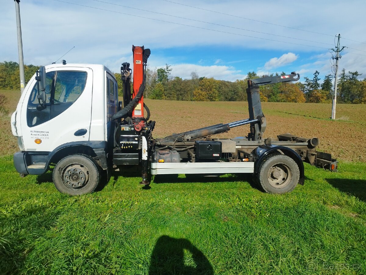 AVIA D120-185 - kontejnerová s hydraulickou rukou