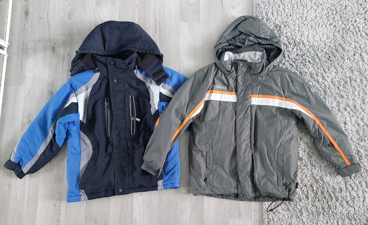 Zimní bundy vel. 134-140