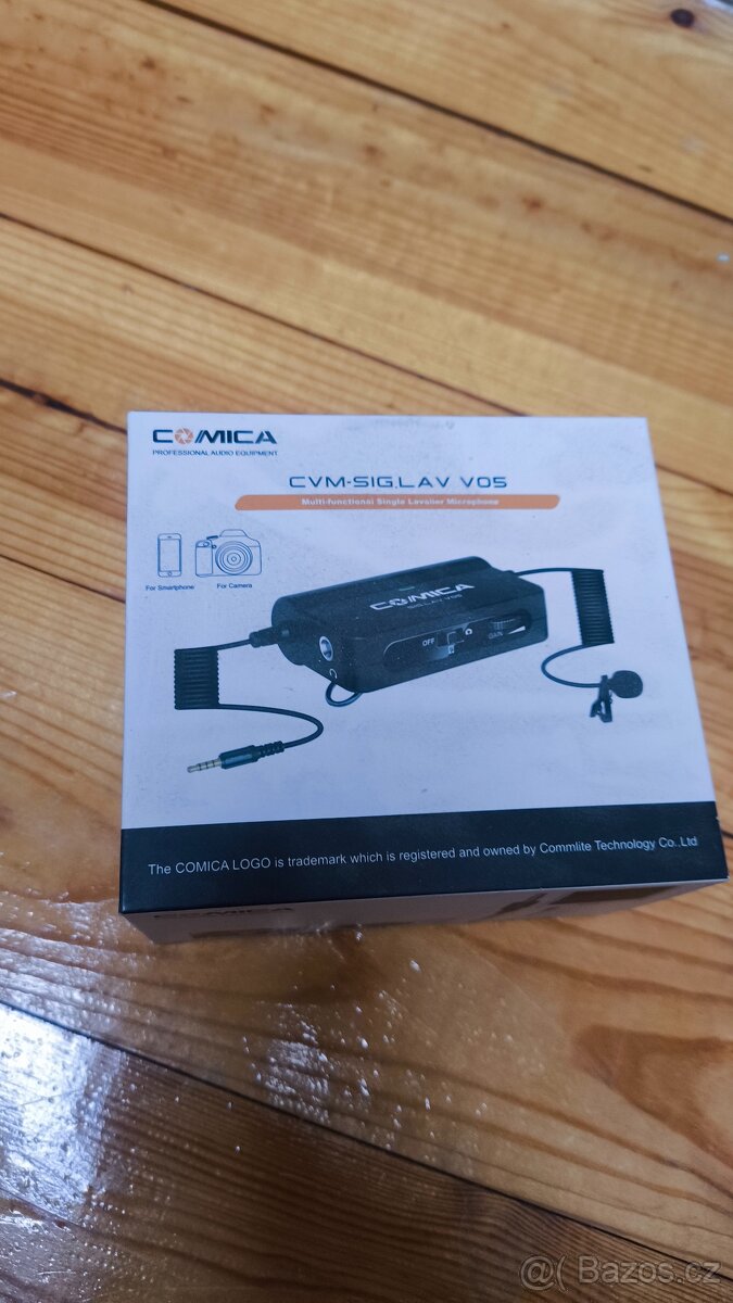 Comica klopový mikrofon se zesilovačem (5m)