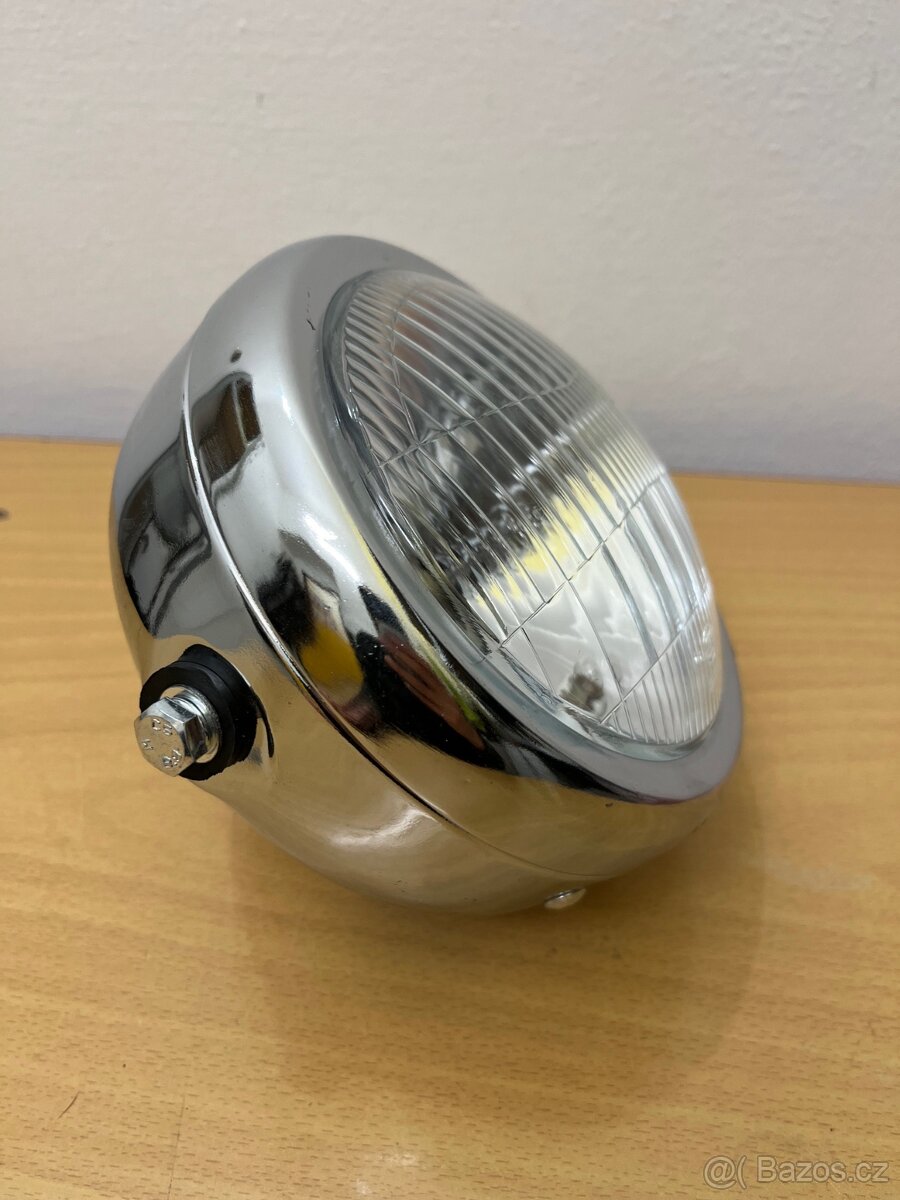 retro světlo moto- chrom