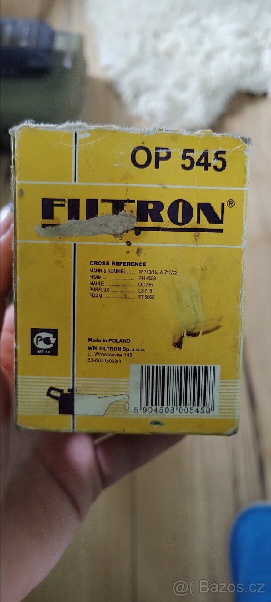 Olejový filtr , filtron op 545