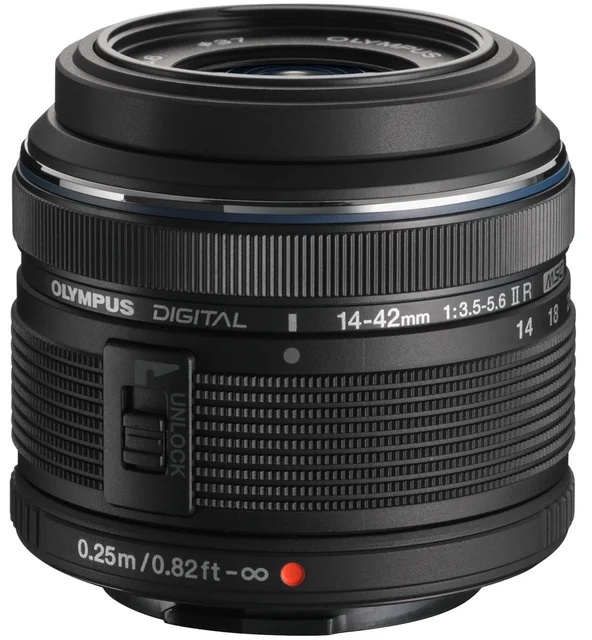 Olympus M.ZUIKO 14-42 mm f/3,5-5,6 II M1442 R černý