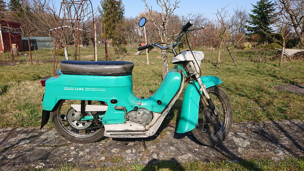 JAWA 50, typ 20 (pionýr) – SUPER STAV (1. majitel)
