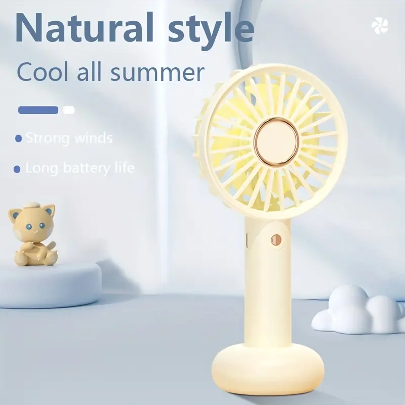 Přenosný USB mini ventilátor do kapsy – ideální na léto