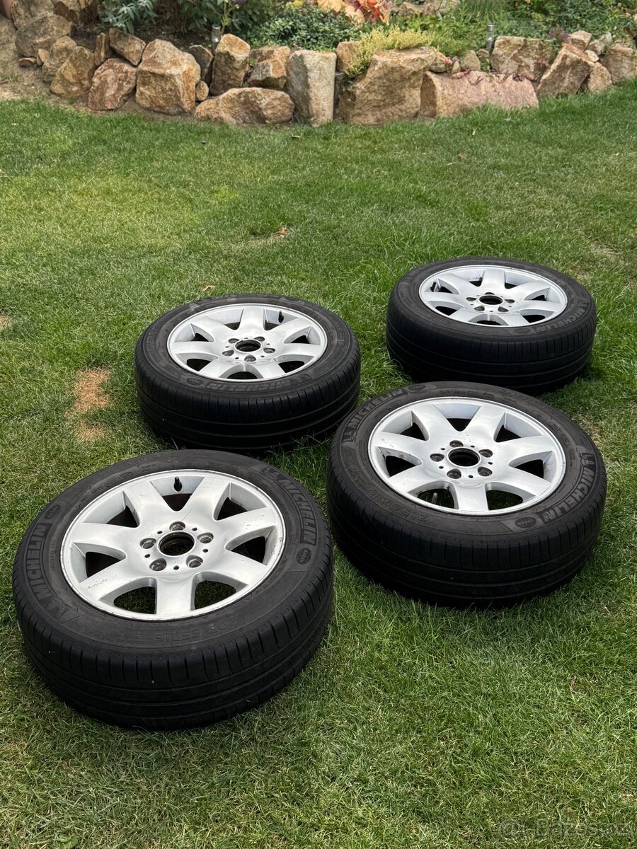 BMW 16″ ALU disky + letní pneu – 5×120 – E46, Z3, X3