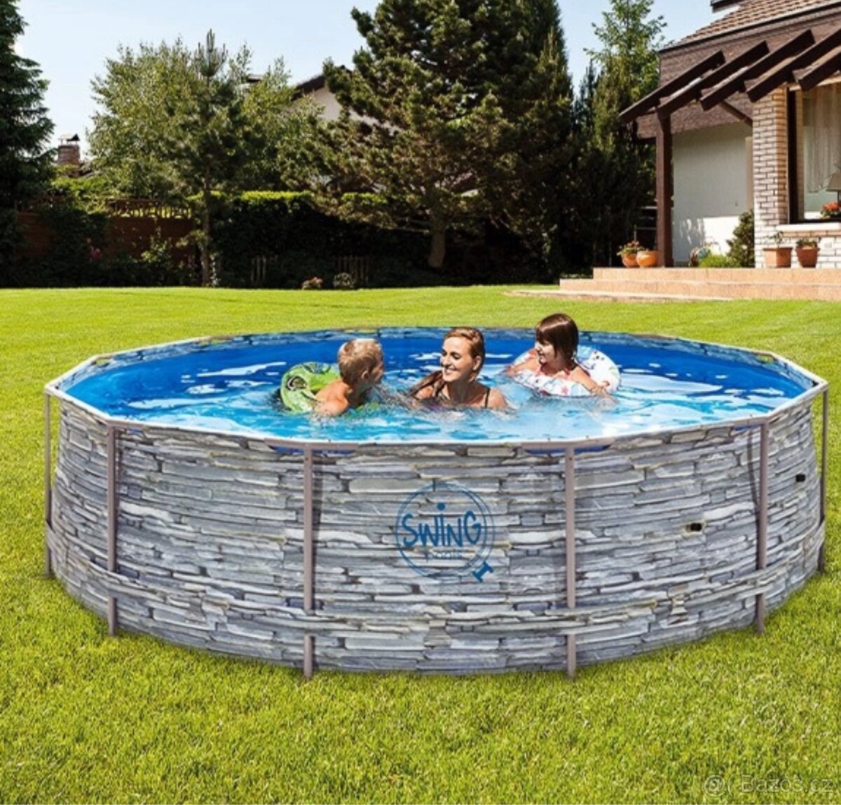 BAZÉN SWING FRAME STONE 3,05x0,91m