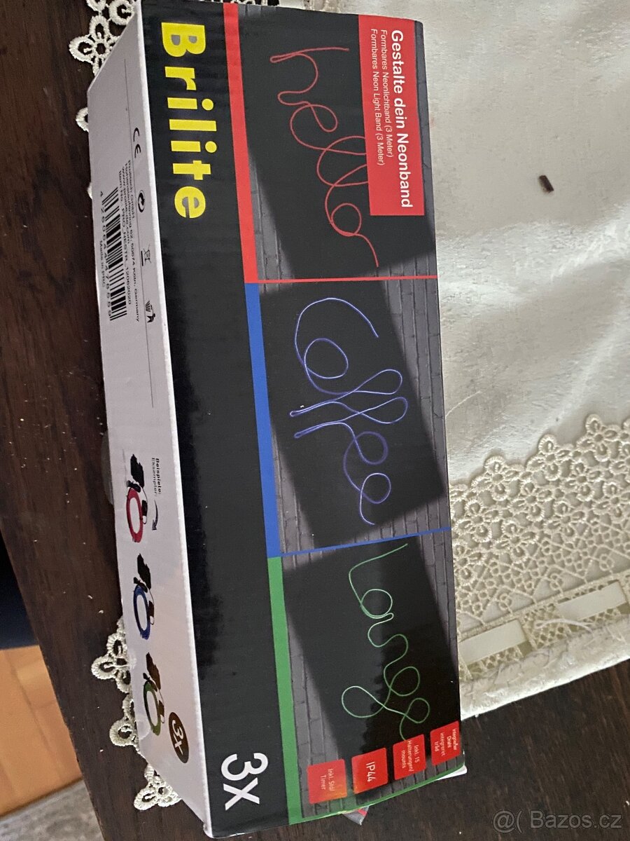 3 x LED neonová barevná sada
