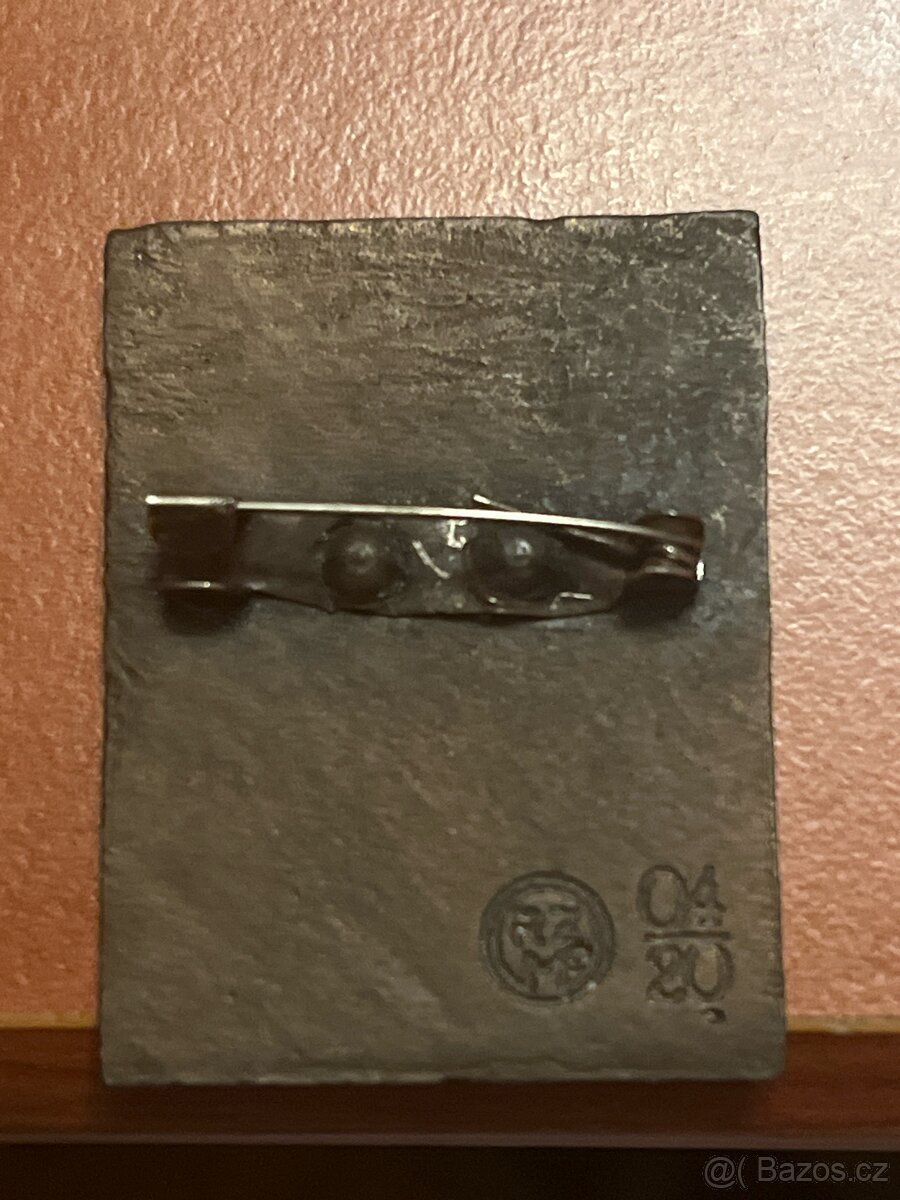 Originální N.S.K.K odznak motoristického srazu v roce 1933