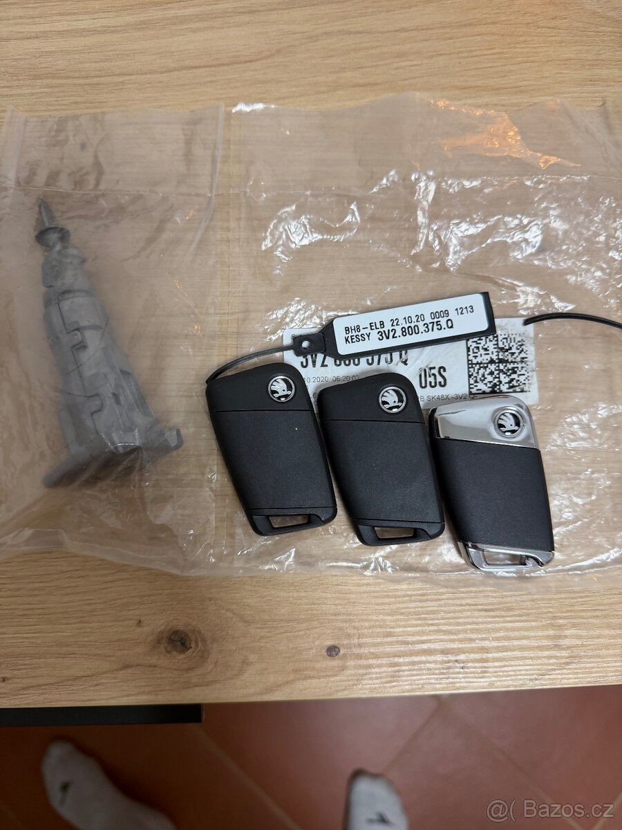 3V2.800.375.Q sada klíčú kessy Kodiaq,Superb