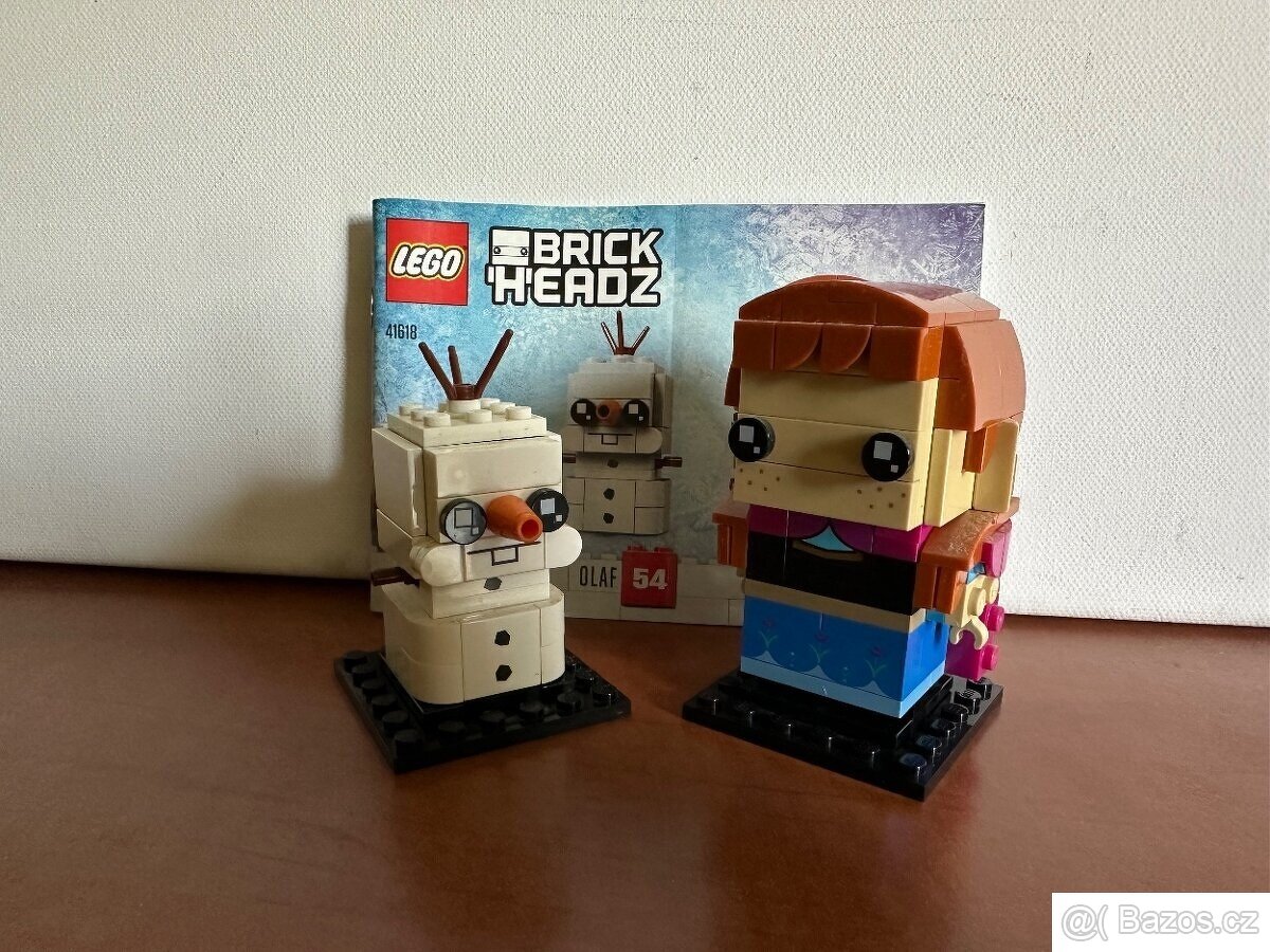 Lego Frozen 41618 kompletné s návodom Anna a Olaf brickheadz